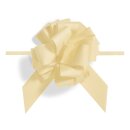 Ziehschleife "Granfiocco Paper" Creme, Synthetik