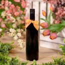 Fertigschleife mit Clip, Orange, Ripsband, 22mm, 80 x 65 mm