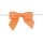 Fertigschleife mit Clip, Orange, Ripsband, 22mm, 80 x 65 mm
