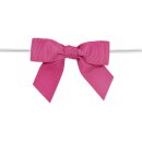 Fertigschleife mit Clip, Pink, Ripsband, 22mm, 80 x 65 mm