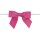 Fertigschleife mit Clip, Pink, Ripsband, 22mm, 80 x 65 mm