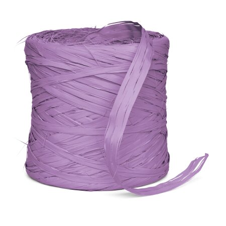 Geschenkbast "Raphia Synthetik" Lavendel, 200m