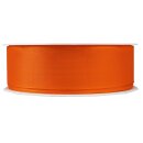 Geschenkband "Uni" Orange, 40mm x 50m, Taft mit...