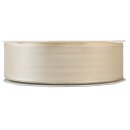 Geschenkband "Uni" Creme, 40mm x 50m, Taft mit...