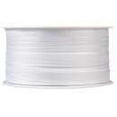 Geschenkband "Uni" Weiß, 10mm x 50m, Taft...