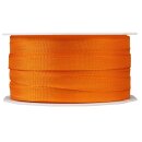 Geschenkband "Uni" Orange, 10mm x 50m, Taft mit...