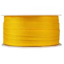Geschenkband "Uni" Gelb, 10mm x 50m, Taft mit...