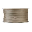 Geschenkband "Uni" Sand, 10mm x 50m, Taft mit...