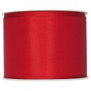 Geschenkband "Uni" Rot, 75mm x 25m, Taft mit...