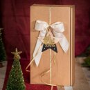 Geschenkband "Lurex" Gold, 6mm x 50m, mit Webkante
