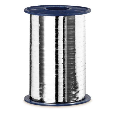 Ringelband "Metallic" Silber, 5mm x 400m
