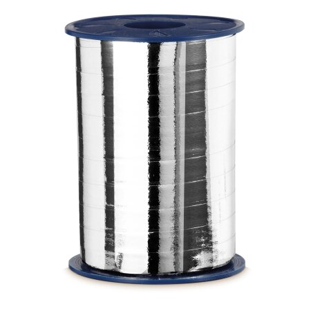 Ringelband "Metallic" Silber, 10mm x 250m