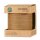Ringelband "Go Green" Braun, 10mm x 100m, Baumwolle