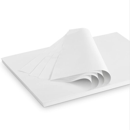 Seidenpapier "Weiß" 28g/qm 500x375mm 2 Kg/ca.380 Blatt