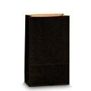 Kraftpapierbeutel Schwarz -M- 180x90x300mm, Blockboden ,...
