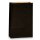 Kraftpapierbeutel Schwarz -L- 220x100x340mm, Blockboden , 80g/qm