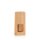 Kraftpapierbeutel Natur mit Fenster 90x50x205mm, Blockboden 80g/qm, Fenster 75x55mm, 250ml