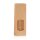 Kraftpapierbeutel Natur mit Fenster 100x55x285mm, Blockboden 90g/qm, Fenster 100x60mm, 400ml