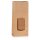 Kraftpapierbeutel Natur mit Fenster 135x75x315mm, Blockboden 90g/qm, Fenster 120x70mm, 850ml