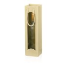 Tragetasche "Offene Welle Creme" 1er mit Fenster