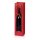 Tragetasche "Satina Rot" 1er mit Fenster, Strukturpapier