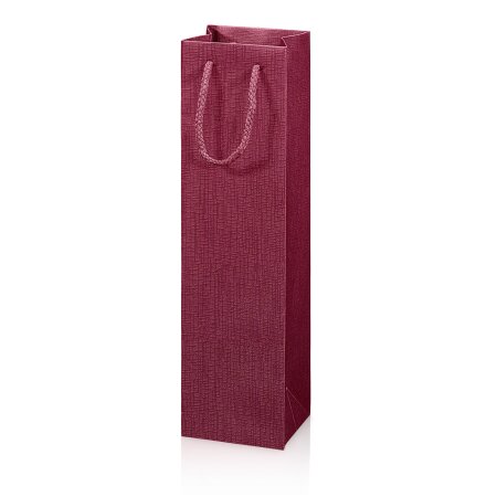 Tragetasche "Satina Bordeaux" 1er, Strukturpapier