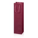 Tragetasche "Satina Bordeaux" 1er, Strukturpapier