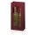 Tragetasche "Offene Welle Bordeaux" 2er mit Fenster