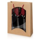Tragetasche "Natura Style Bordeaux" 3er...