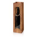 Tragetasche "Timber" 1er mit Fenster, Kraftpapier