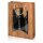 Tragetasche "Timber" 3er mit Fenster, Kraftpapier