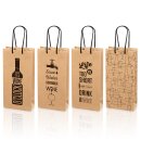 Tragetasche "Natura Wine" sortiert, 2er,...