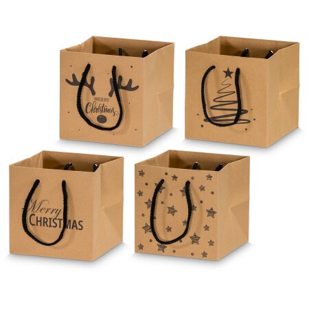 Tragetasche "Natura Joy" sortiert, Kraftpapier
