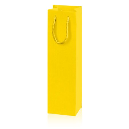 Tragetasche "Linea Gelb" 1er, Strukturpapier