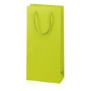 Tragetasche "Linea Limette" 2er, Strukturpapier