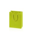 Tragetasche "Linea Limette" -S-, Strukturpapier...
