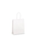 Einkaufstasche Weiß -S-, Kraftpapier