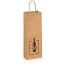 Einkaufstasche "WINEBOTTLE" 1er, Kraftpapier