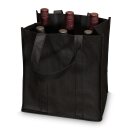 Einkaufstasche "Vlies Schwarz" (non-woven), 6er...