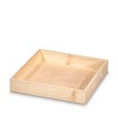 Holztablett Natur, 280x280x40mm