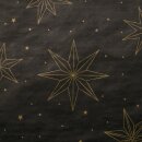 Geschenkpapier "Weihnachtssterne Schwarz", 200m...
