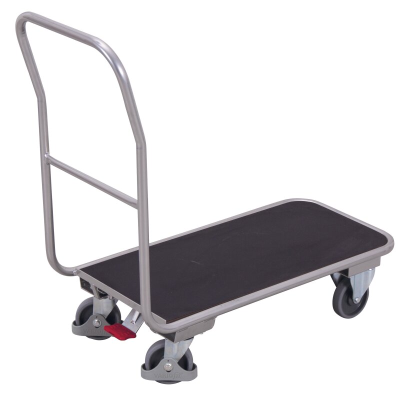 Cordes GmbH & Co.KG VARIOfit Magazinwagen Aluminium wasserfest + EasySTOP - Silber ap-421.000