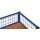 VARIOfit Drahtgitter Kasten-/ Bügelwagen Typ S + EasySTOP - Enzianblau