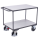 Schwerer ESD Tischwagen mit 2 Ladefl�chen Typ S + EasySTOP-1