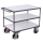 Schwerer ESD Tischwagen mit 3 Ladefl�chen Typ S + EasySTOP-1