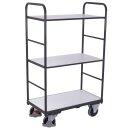 Hoher ESD Etagenwagen mit 3 B�den Typ M + EasySTOP-1
