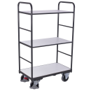 Hoher ESD Etagenwagen mit 3 B�den Typ M + EasySTOP-1