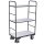 Hoher ESD Etagenwagen mit 3 B�den Typ M + EasySTOP-1