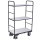 Hoher ESD Etagenwagen mit 3 B�den Typ M + EasySTOP-1