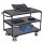 VARIOfit Tischwagen 250 kg mit 3 Ladeflächen Typ M - Enzianblau